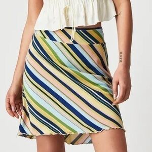 Free People IRL Carnival Combo Skirt